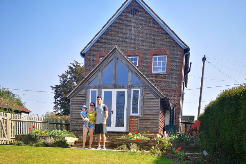 Rhianna and Theo's home